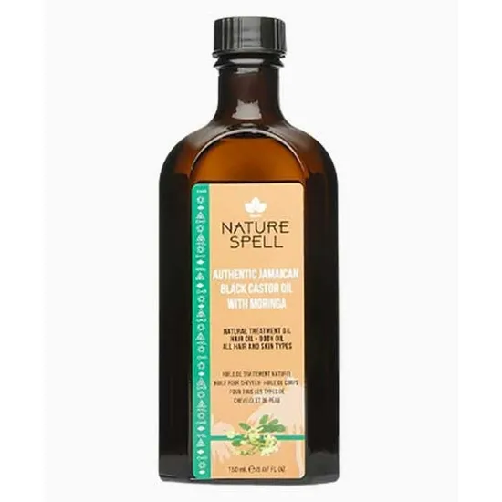 Nature Spell Authentic Jamaican Black Castor Oil With Moringa