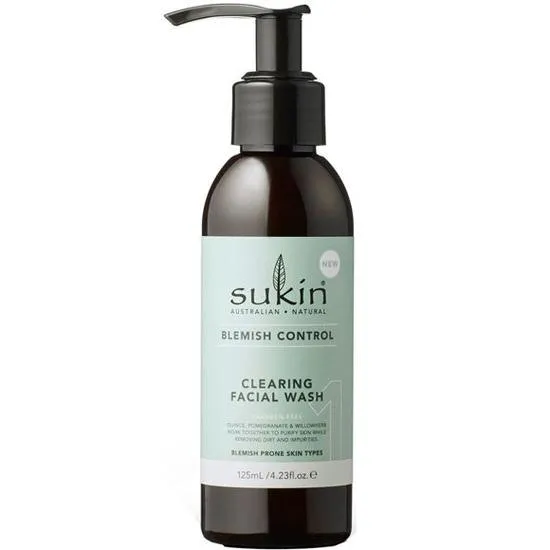 Sukin Blemish Control Clearing Facial Wash