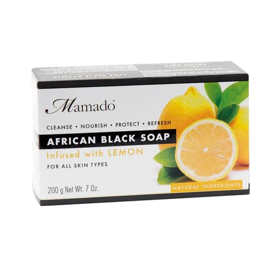 Mamado African Black Soap Infused With Lemon