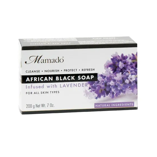 Mamado African Black Soap Infused With Lavender