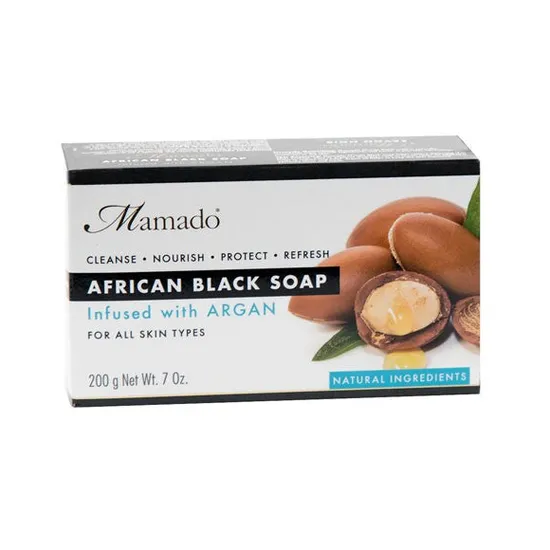 Mamado African Black Soap Infused With Argan