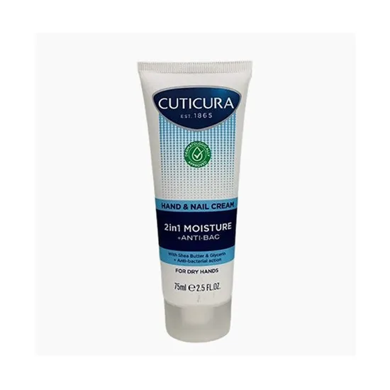 Cuticura 2in1 Hand & Nail Moisture Plus Anti Bac Cream