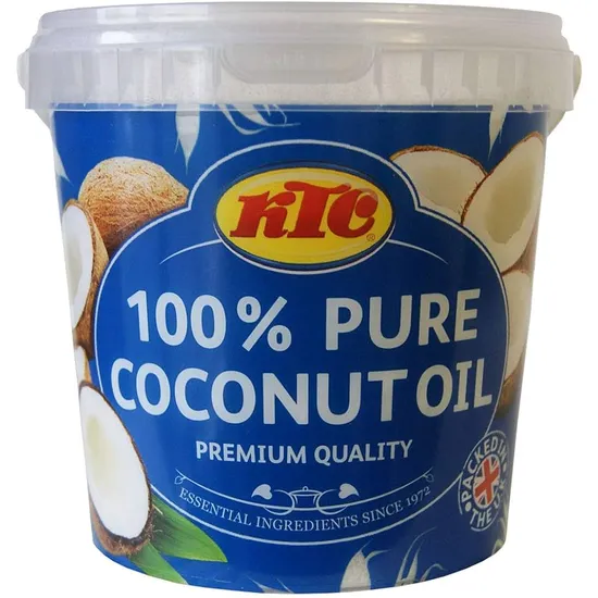 Ktc 100% Pure Coconut Oil For Hair, Skin Care, Cooking Multipurpose 1000Ml