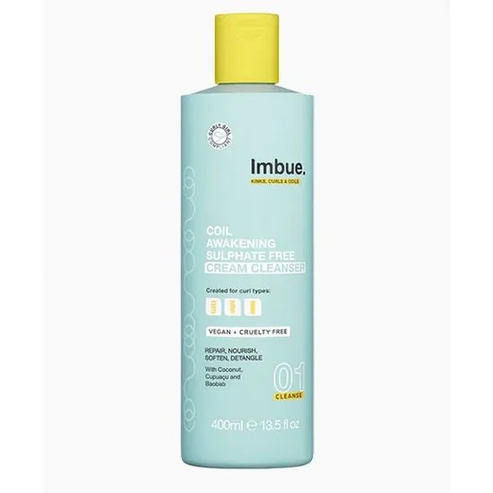Imbue 01 Cleanse Curl Awakening Sulphate Free Cream Cleanser