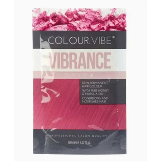Colour Vibe Vibrance Semi Permanent Hair Colour Dusty Pink