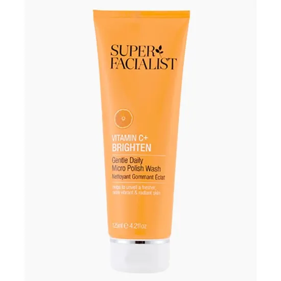 Super Facialist Vitamin C + Brighten Daily Gentle Micro Polish Wash