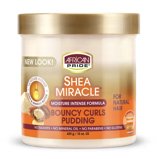 African Pride Shea Miracle Bouncy Curls Pudding