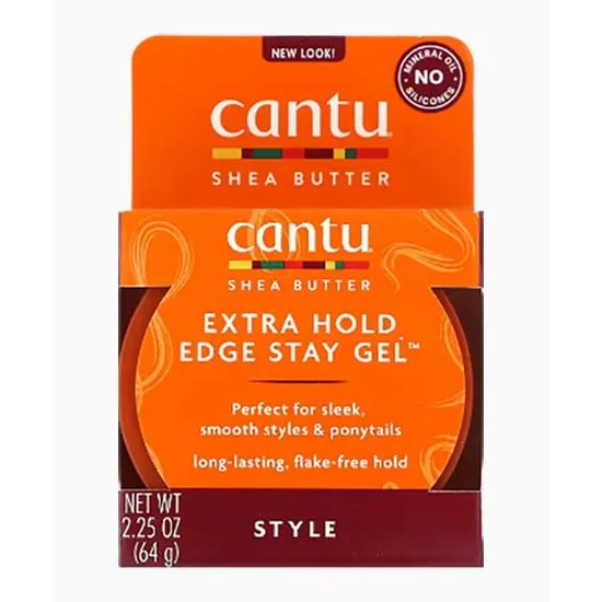 Cantu Shea Butter For Natural Hair Extra Hold Edge Stay Gel