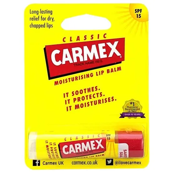 Carmex Classic Moisturising Lip Balm Stick