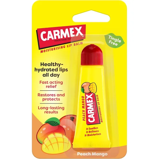 Carmex Classic Lip Balm Tube Peach & Mango