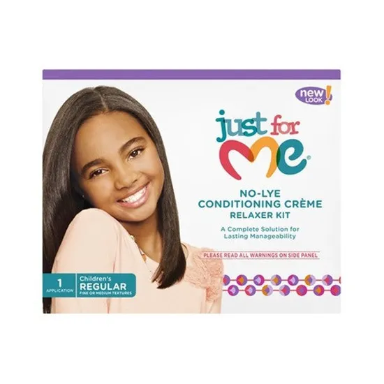 Just For Me No-lye Conditioning Creme Relaxer Kit