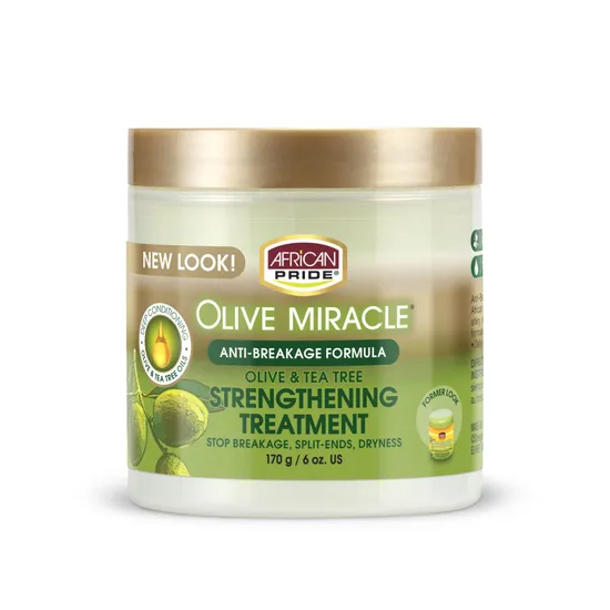 African Pride Olive Miracle Anti-Breakage Strengthening Treatment