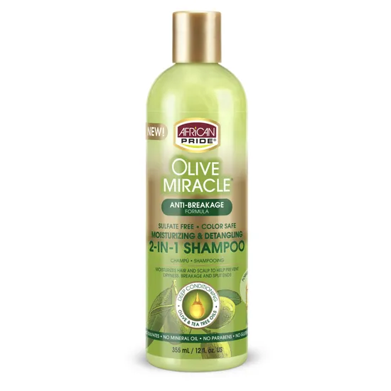 African Pride Olive Miracle 2 In 1 Shampoo & Conditioner