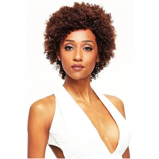 Sleek Hair Wig Fashion Human Hair Fleur Wig F1b/33
