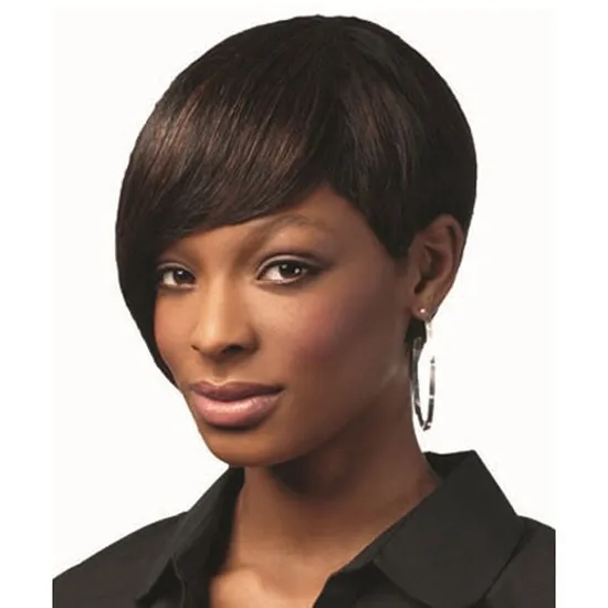 Sleek Hair Wig Fashion Human Hair Chanelle Wig