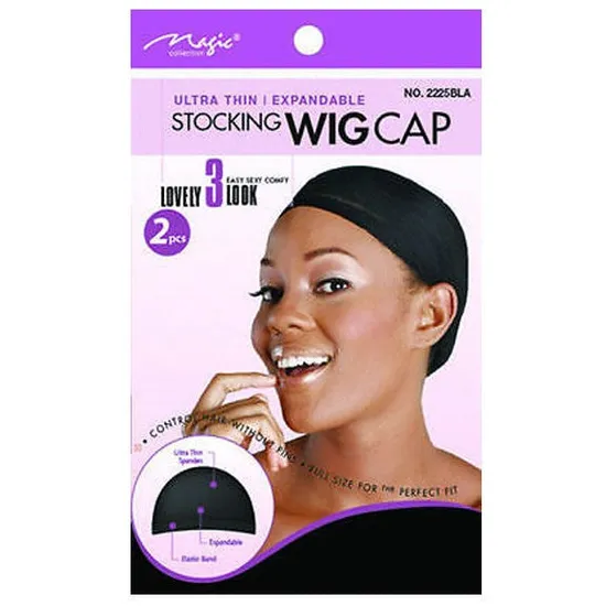 Magic Collection Ultra Thin Expandable Stocking Wig Cap