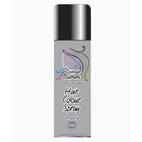 Colour Culture Temporary Hair Colour Silver Spray