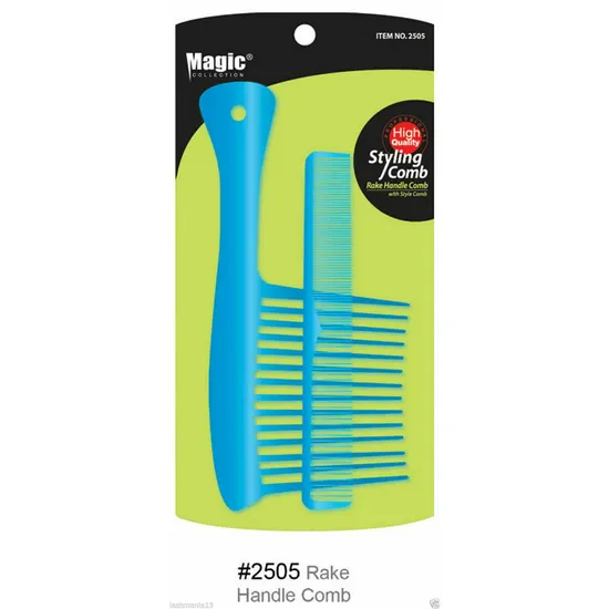 Magic Collection Styling Comb Rake Handle With Style Comb Purple 2505