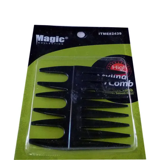 Magic Collection Styling Both Side Comb Black 2439