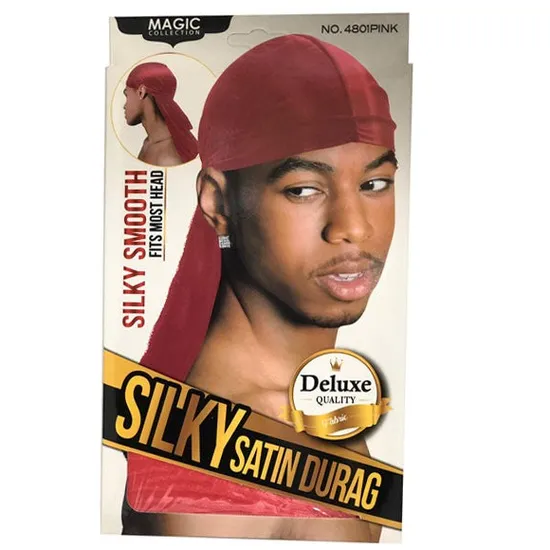 Magic Collection Silky Satin Durag Pink