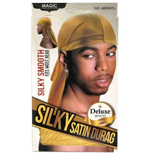 Magic Collection Silky Satin Durag Gold