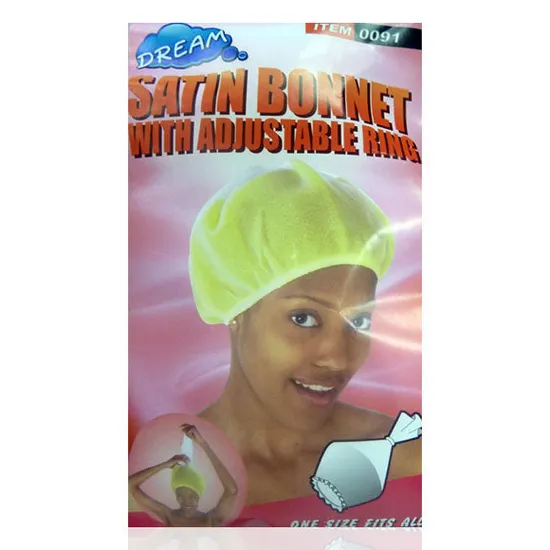 Dream Satin Bonnet With Adjustable Ring 0091