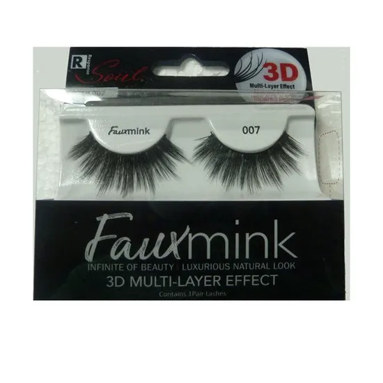 Magic Collection Response Soul Faux Mink 3d Effect Eyelash Black 007