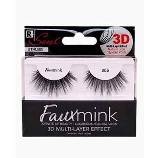 Magic Collection Response Soul Faux Mink 3d Effect Eyelash Black 005