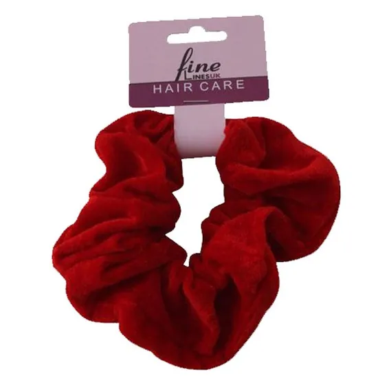 Fine Lines UK Ponytail Velvet Scrunchie