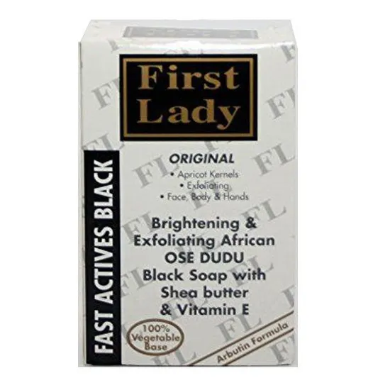 First Lady Original Brightening & Exfoliating African Black Soap