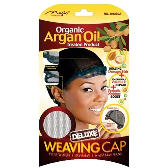 Magic Collection Organic Argan Oil Weaving Cap Black 3012