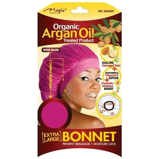 Magic Collection Organic Argan Oil Treated Product Bonnet 3004AST