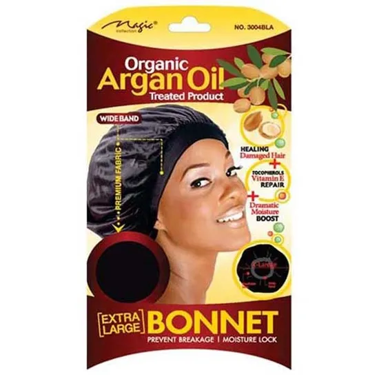 Magic Collection Organic Argan Oil Treated Product Bonnet 3004