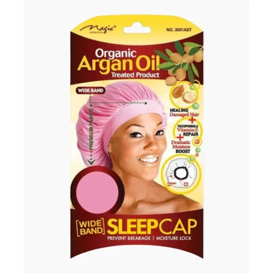Magic Collection Organic Argan Oil Sleep Cap 3001 Assorted