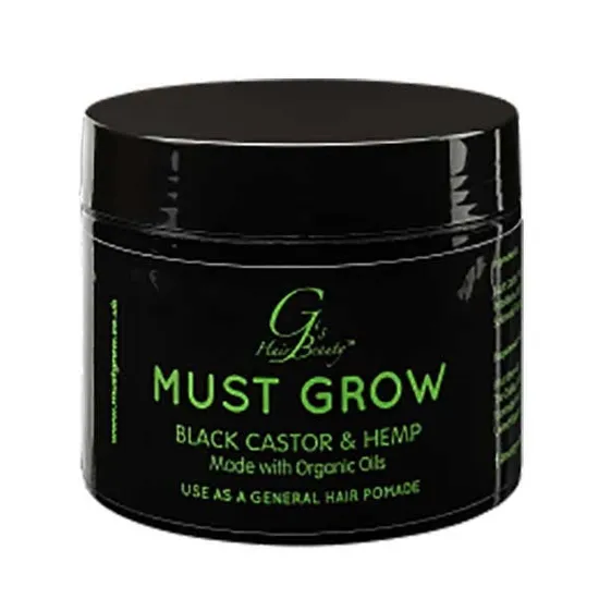 GS Hair Beauty Must Grow Black Castor & Hemp Hair Pomade