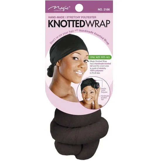 Magic Collection Hand Made Stretch Polyester Knotted Wrap 2186