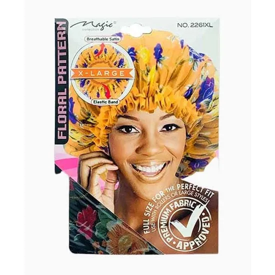 Magic Collection Floral Pattern Sleep Cap 2261XL