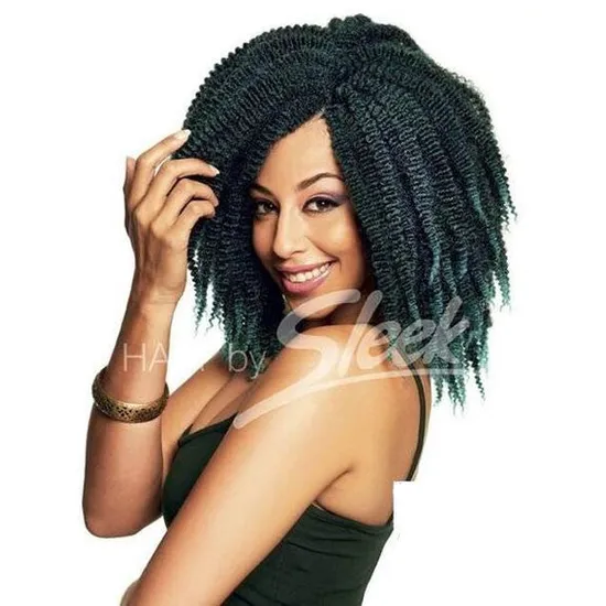 Sleek Hair Fashion Idol Express Synthetic Kinky Twist Marley Braid