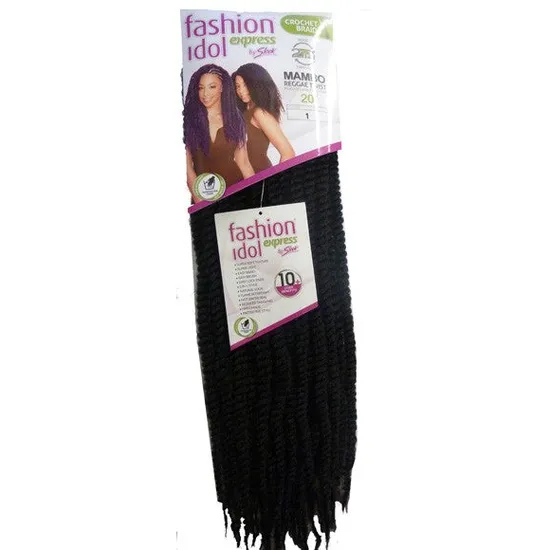 Sleek Hair Fashion Idol Express Synthetic Mambo Reggae Twist Braid