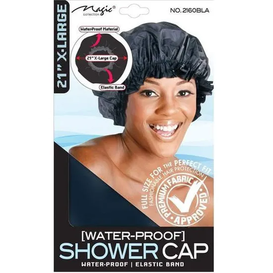 Magic Collection Extra Large Water Proof Shower Cap 2160BLA