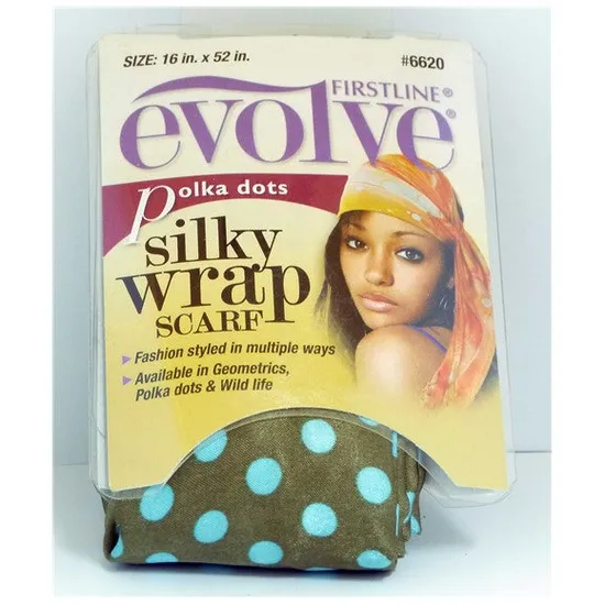 Firstline Evolve Polka Dots Silky Wrap Scarf