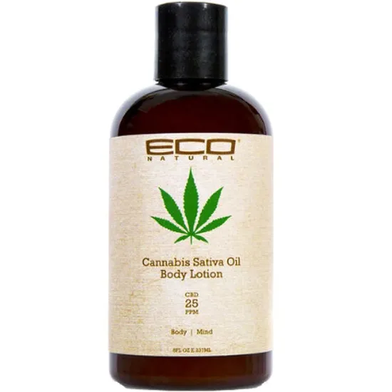 Eco Style Natural Cannabis Sativa Oil Body Lotion