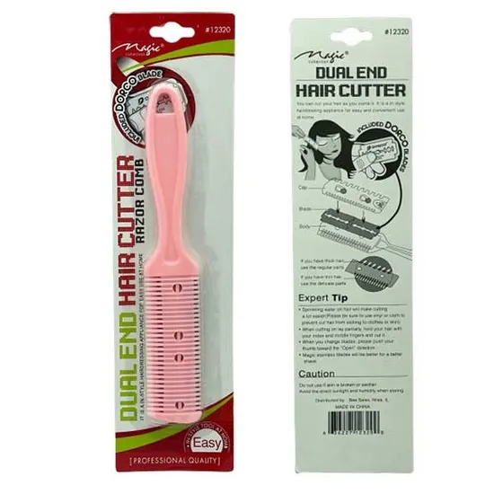 Magic Collection Dual End Hair Cutter Razor Comb 12320