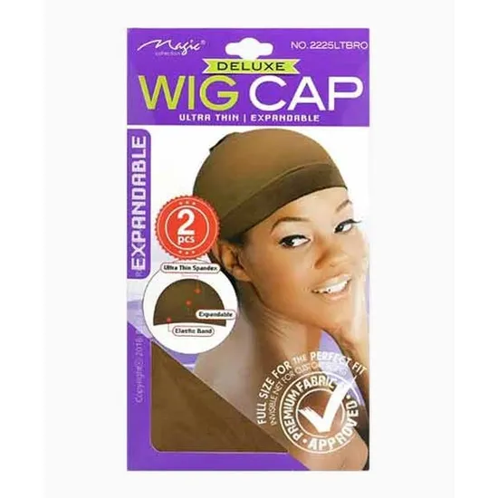 Magic Collection Deluxe Expandable Wig Cap 2225LTBRO