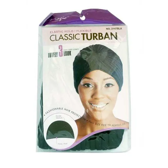 Magic Collection Classic Turban Black