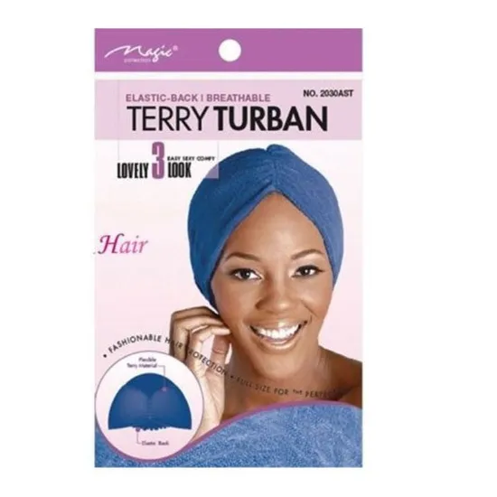 Magic Collection Assorted Terry Turban 2030AST