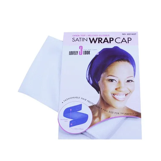 Magic Collection Assorted Satin Wrap Cap 2221AST