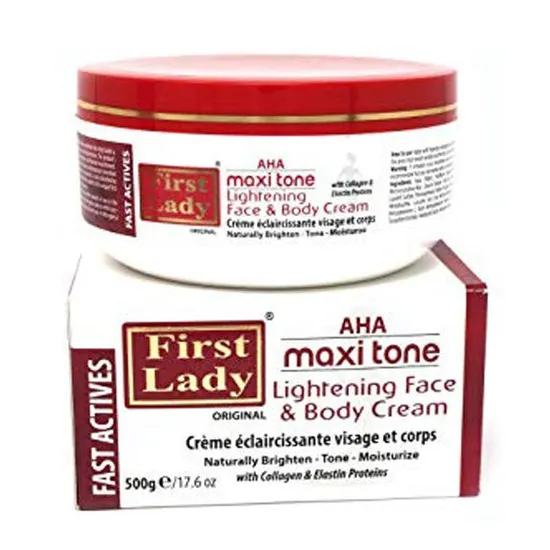 First Lady AHA Maxi Tone Lightening Face & Body Cream