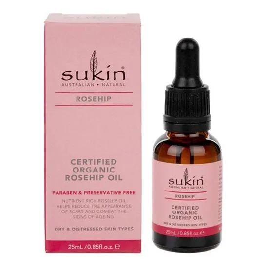Sukin Certified Organic Rose Hip Oil