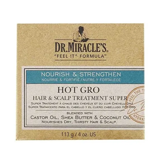 Dr. Miracle's Hot Gro Hair & Scalp Treatment Super